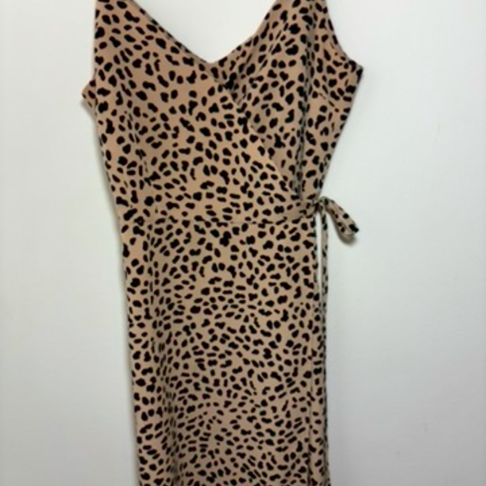 Sanctuary cheetah Print spaghetti strap Dress size M 119